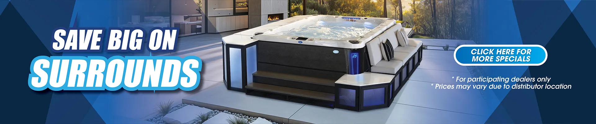 Calspas hot tub being used in a family setting - Decatur