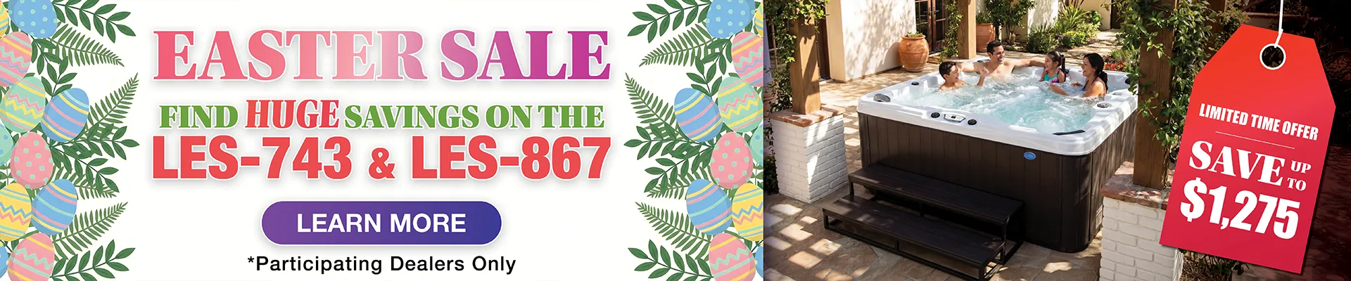 Calspas hot tub being used in a family setting - Decatur